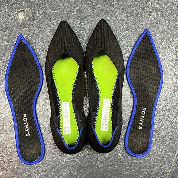 Rothy's Women's Black The Point - 10 - Picture 4 of 5